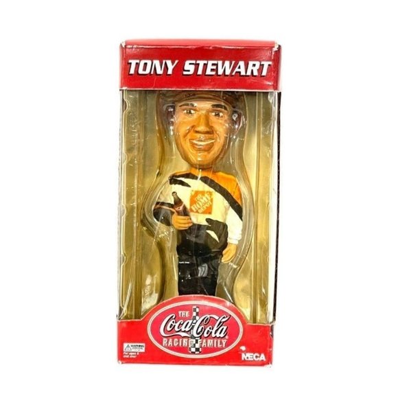 Nascar Tony Stewart Coca Cola Bobblehead - Picture 1 of 9